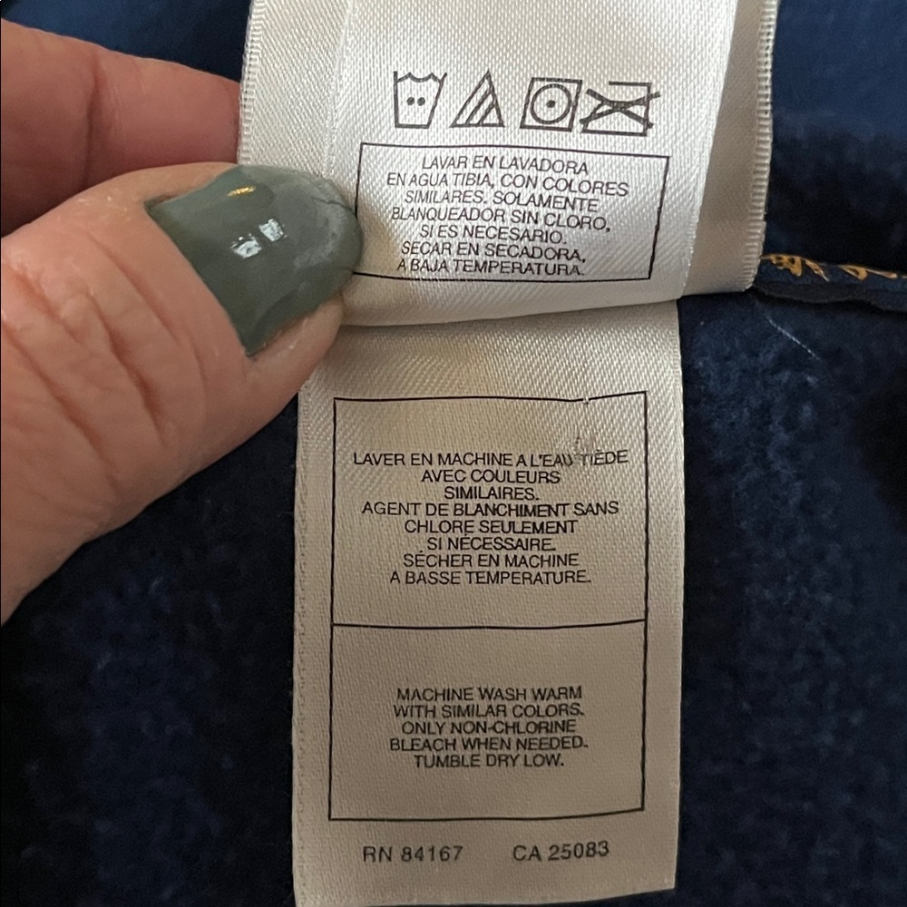Walt Disney World Hoodie Embroidered 1971 Crest Blue Size M - Picture 11 of 12